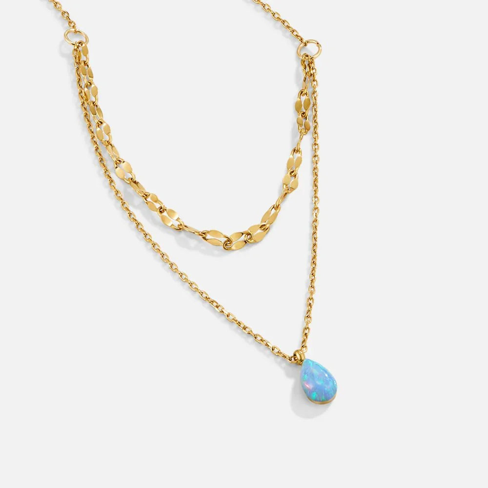 Thaty Blue Stone Necklace