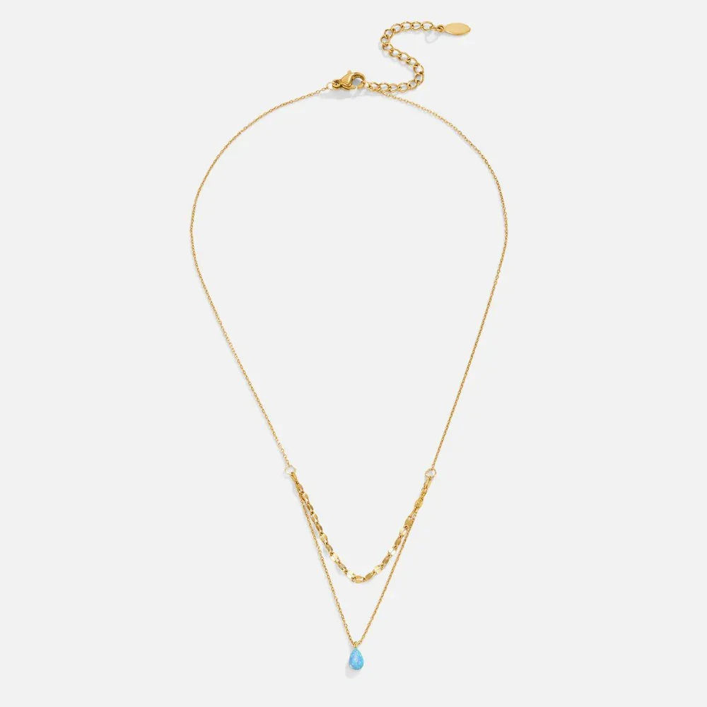 Thaty Blue Stone Necklace
