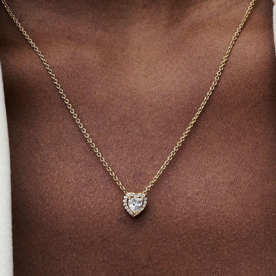 Inspiração Sparkling Heart Necklace
