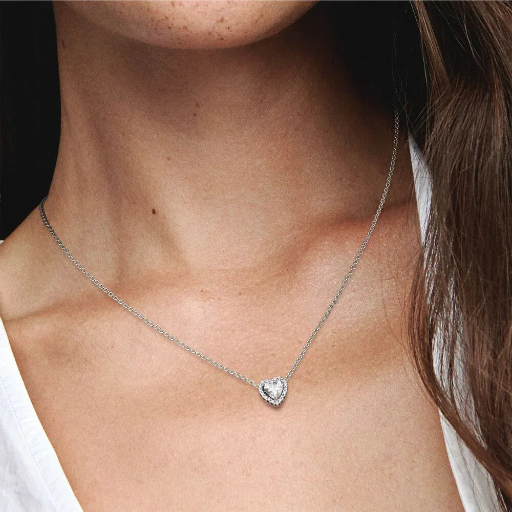 Inspiração Sparkling Heart Necklace