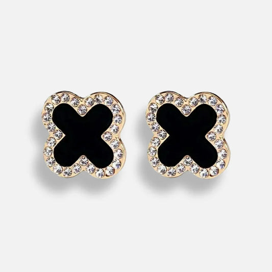 Helena Zircon Clover Earrings