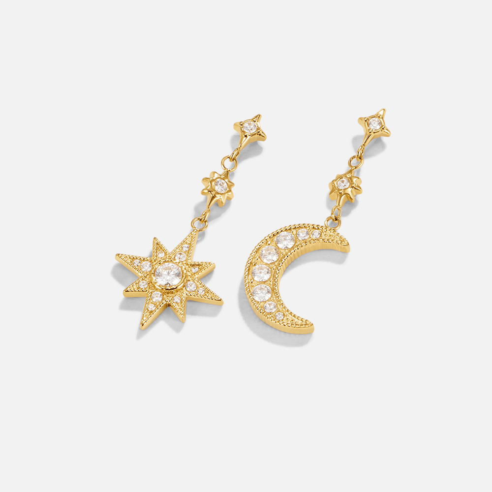 Star & Moon Earrings