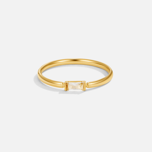 Celeste Baguette Ring