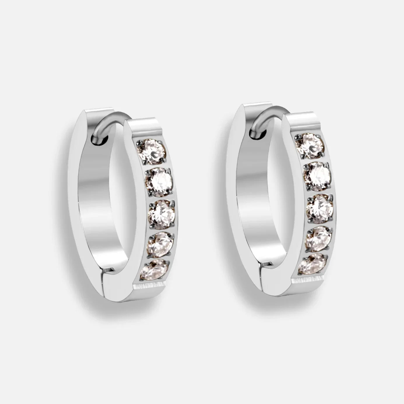 Milla Pavé Hoop Earrings