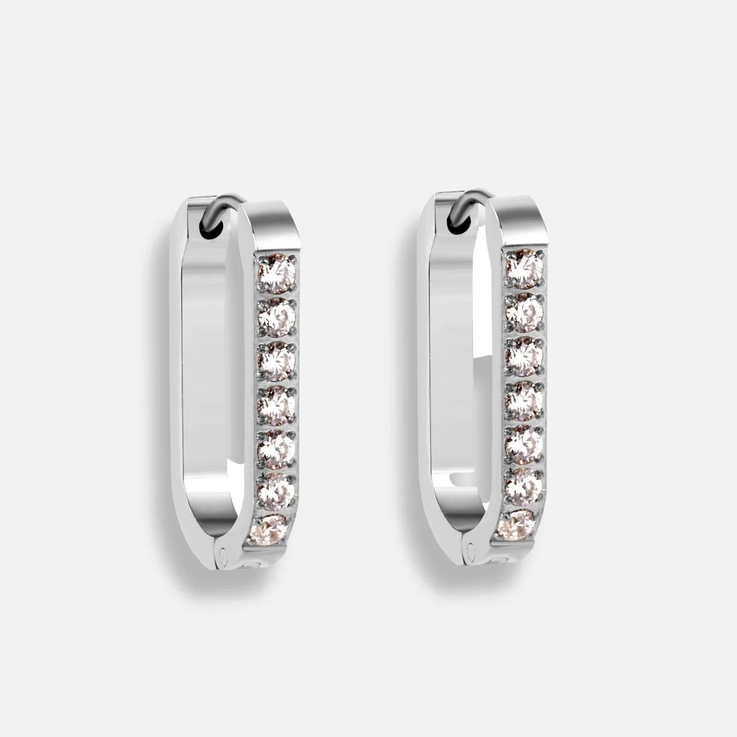 Nessa Pavé Hoop Earrings