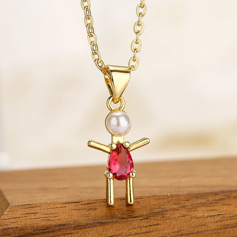 Daughter Zirconia Necklace