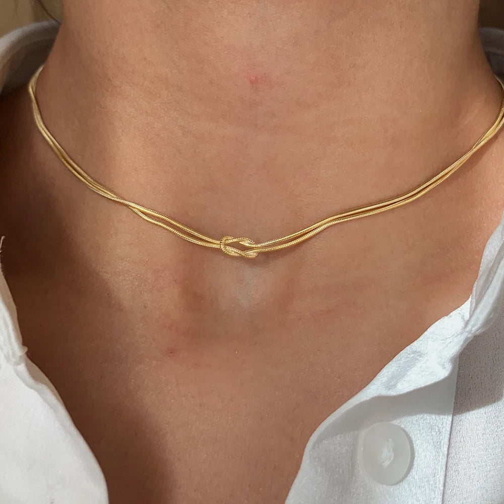 Double Knot Necklace