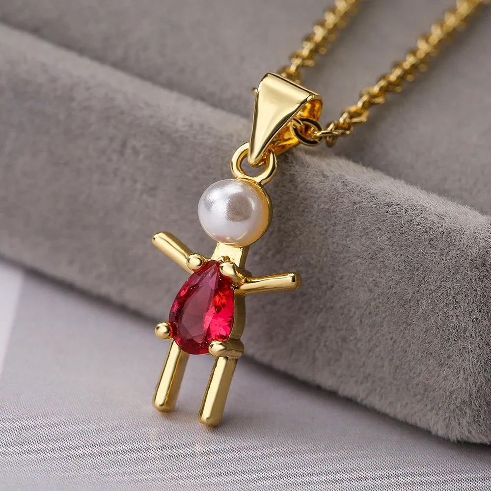 Daughter Zirconia Necklace