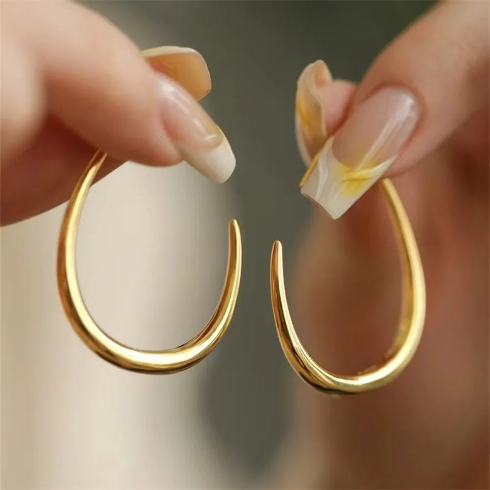 Geometric Hoop Earrings