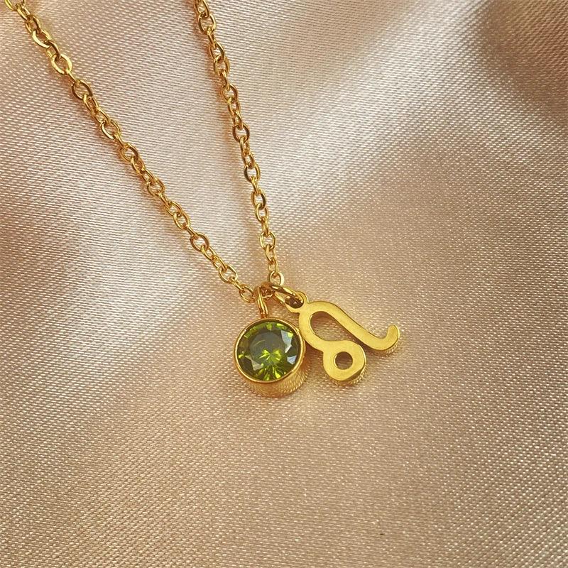 Beth Zodiac Zircon Necklace