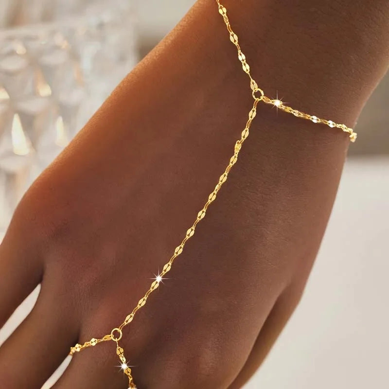 Minimalist Hand Bracelet