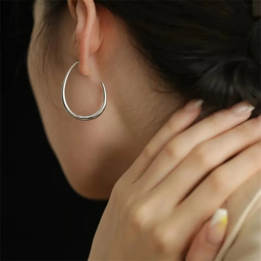 Geometric Hoop Earrings