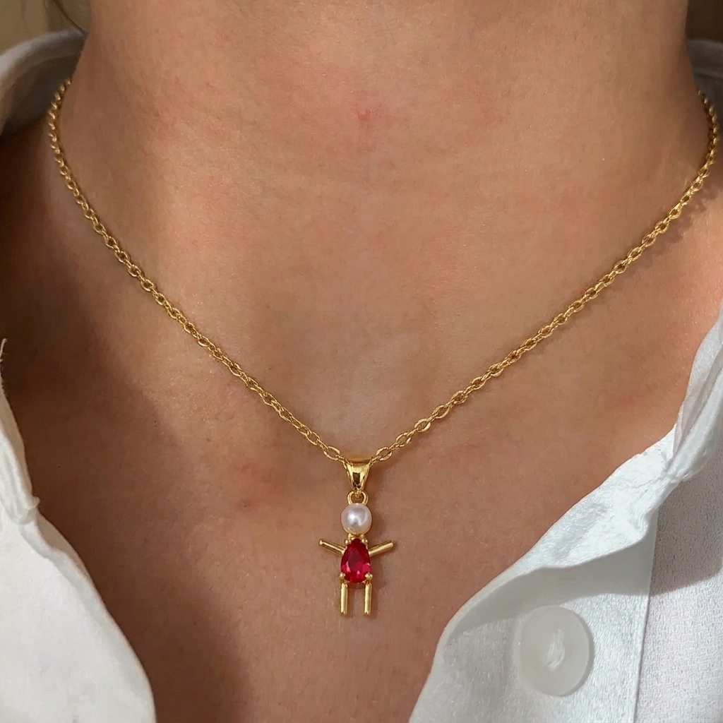Daughter Zirconia Necklace