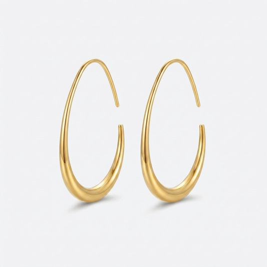 Geometric Hoop Earrings